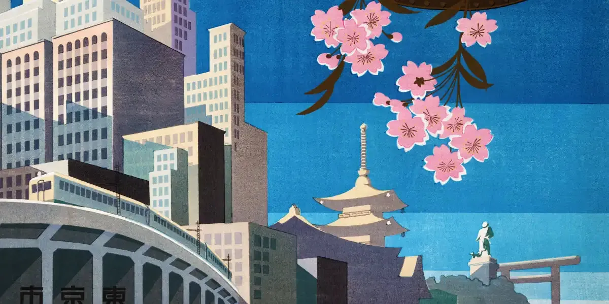 1930s Come To Tokyo Wall Art