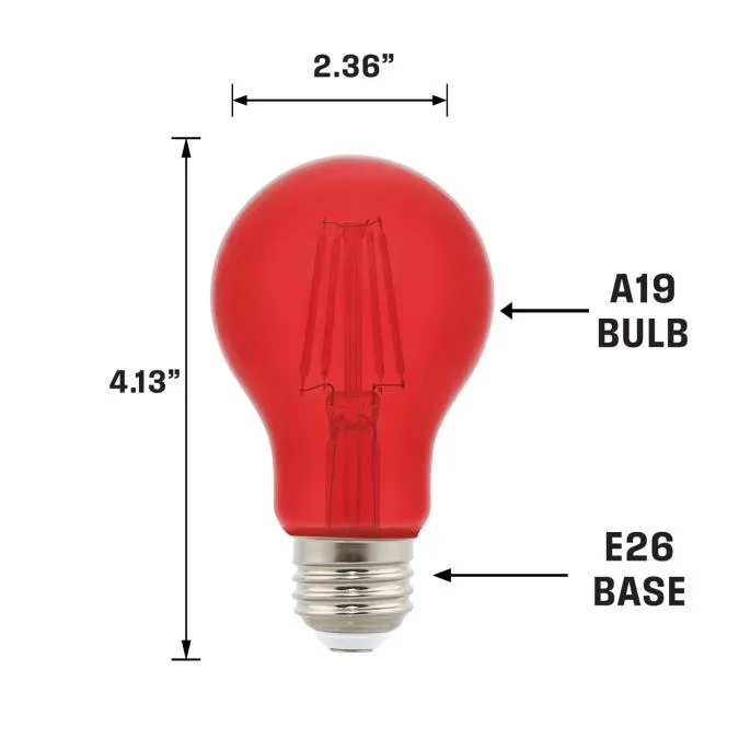 4.5 Watt (40 Watt Equivalent) A19 Filament LED Light Bulb