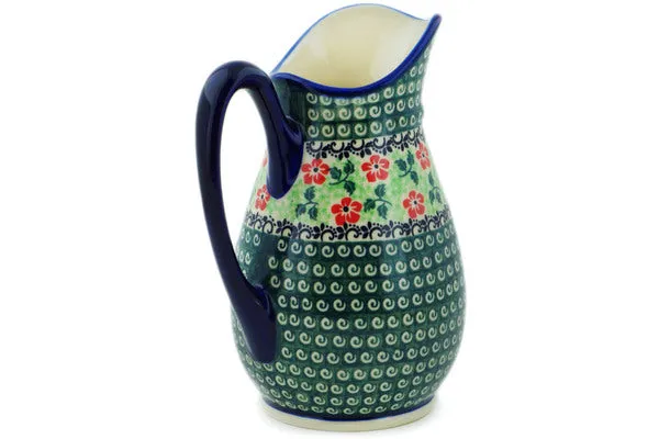 49 oz Pitcher - Poppies Charm