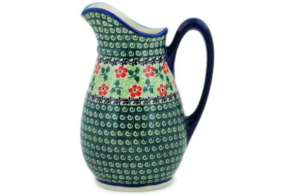 49 oz Pitcher - Poppies Charm