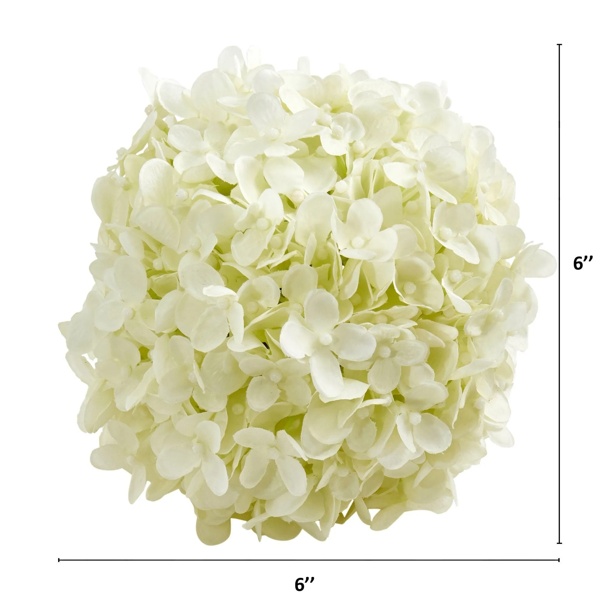 6” Hydrangea Artificial Ball Flower (Set of 4)