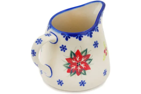 9 oz Pitcher - Poinsettia Charm