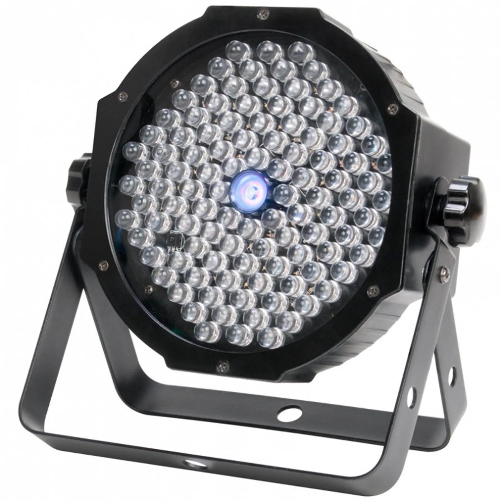 American DJ Mega Flat Pak 8 Plus RGB UV LED Par Profile System, Bag, and Cables