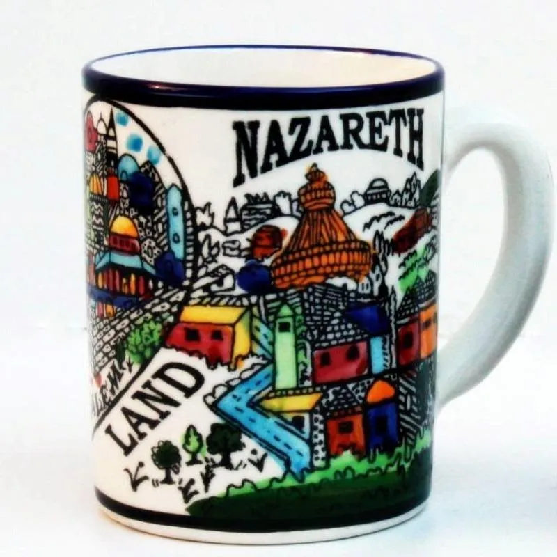 Armenian Ceramic Large Mugs Israeli Armenian Ceramic