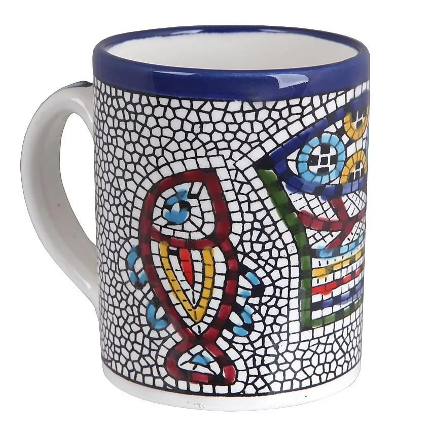 Armenian Ceramic Large Mugs Israeli Armenian Ceramic