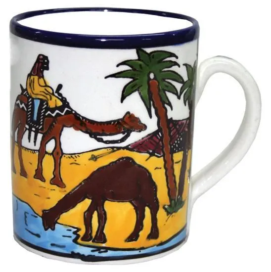 Armenian Ceramic Large Mugs Israeli Armenian Ceramic