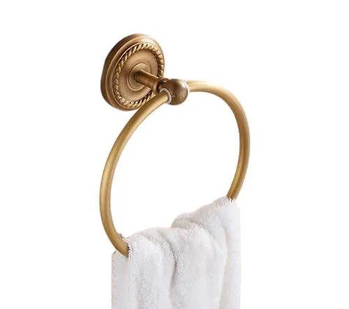 Art Carved Bathroom Towel Ring