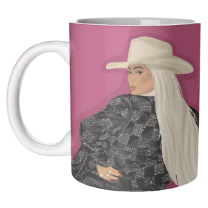 Art Wow Cowgirl Beyonce Mug