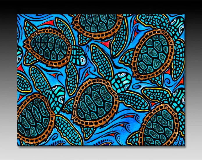 Baby Turtles Ceramic Tile