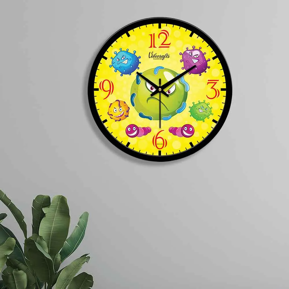 Bacteria Designer Wall Clock