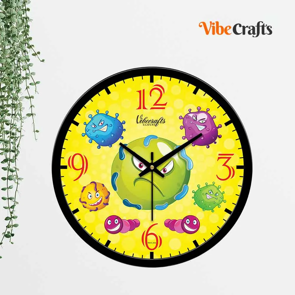 Bacteria Designer Wall Clock