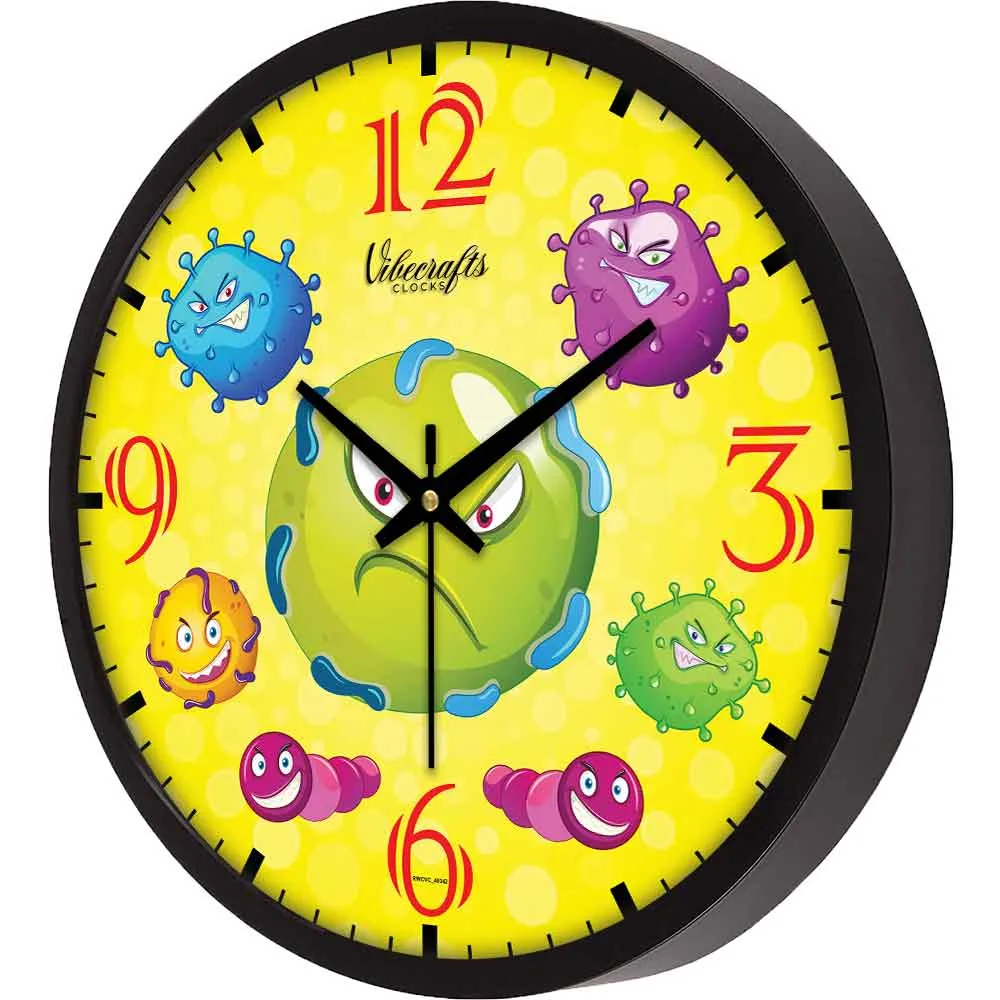 Bacteria Designer Wall Clock