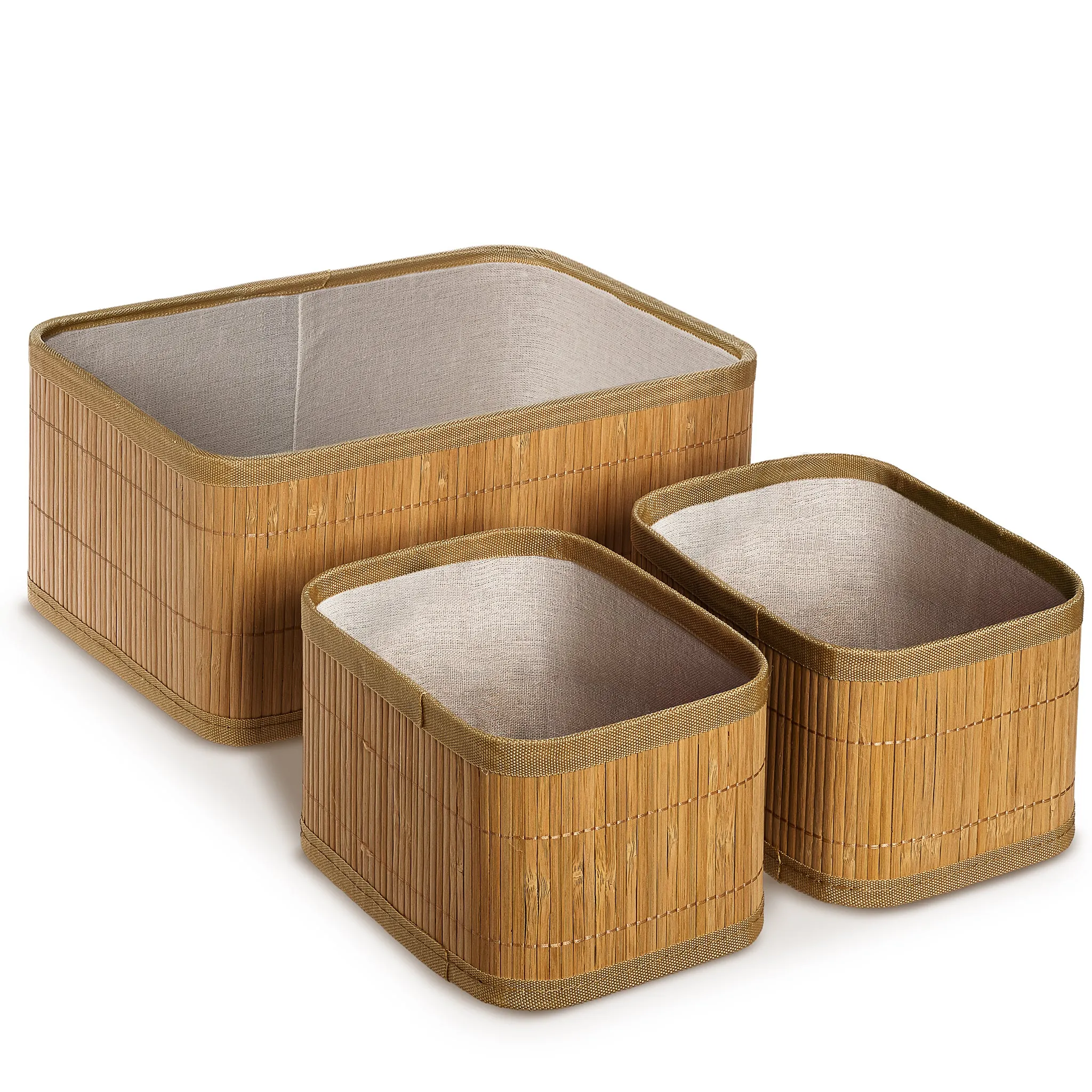 Bamboo Baskets (Set of 3)