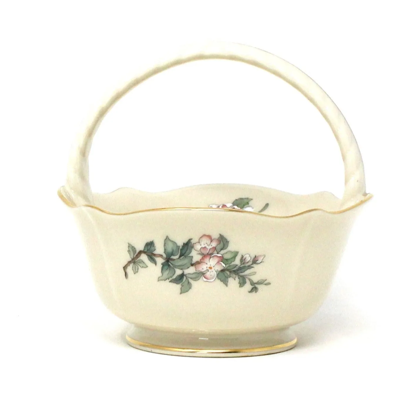 Basket, Lenox, Serenade Basket with Bird, Vintage