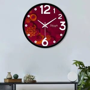 Beautiful Flowers Designer Wall Clock