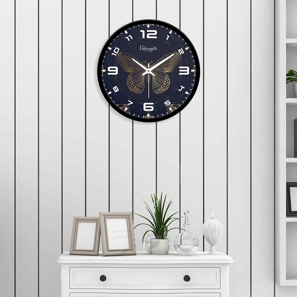 Beautiful Morpho Butterfly Designer wall clock