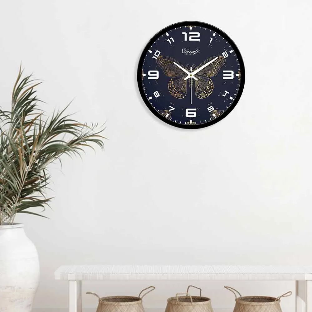 Beautiful Morpho Butterfly Designer wall clock