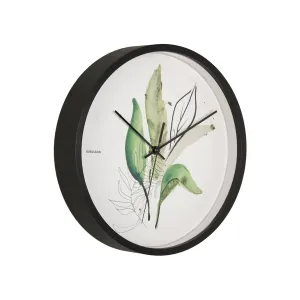 Botanical Leaves Wall Clock (26cm)