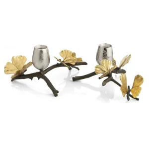 Butterfly Ginkgo Candleholders