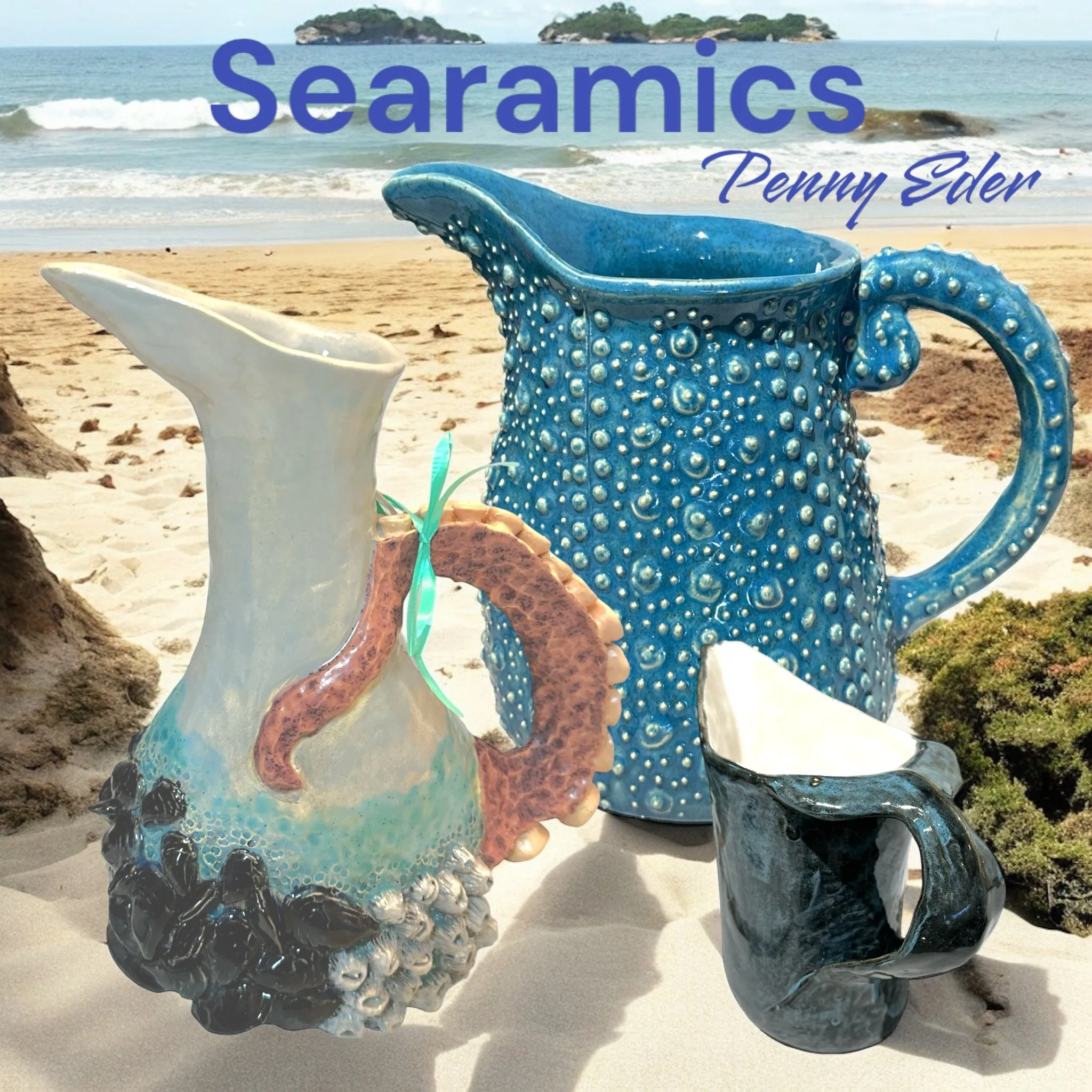 Ceramic Jugs by Penny Eder