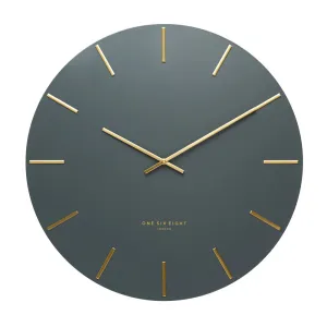 Charcoal Luca Clock (40cm)