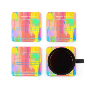 Coaster Set *Punk Plaid*