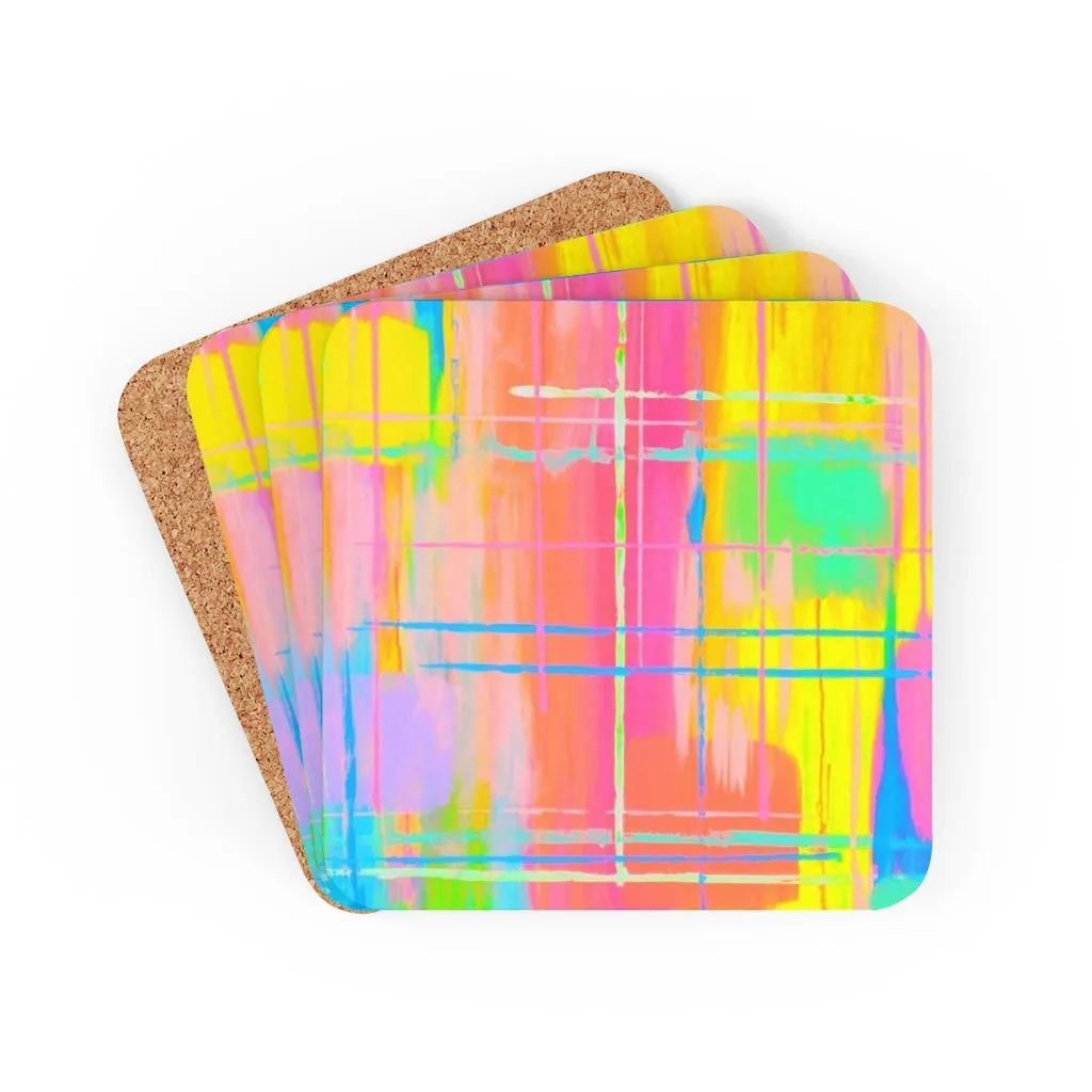 Coaster Set *Punk Plaid*