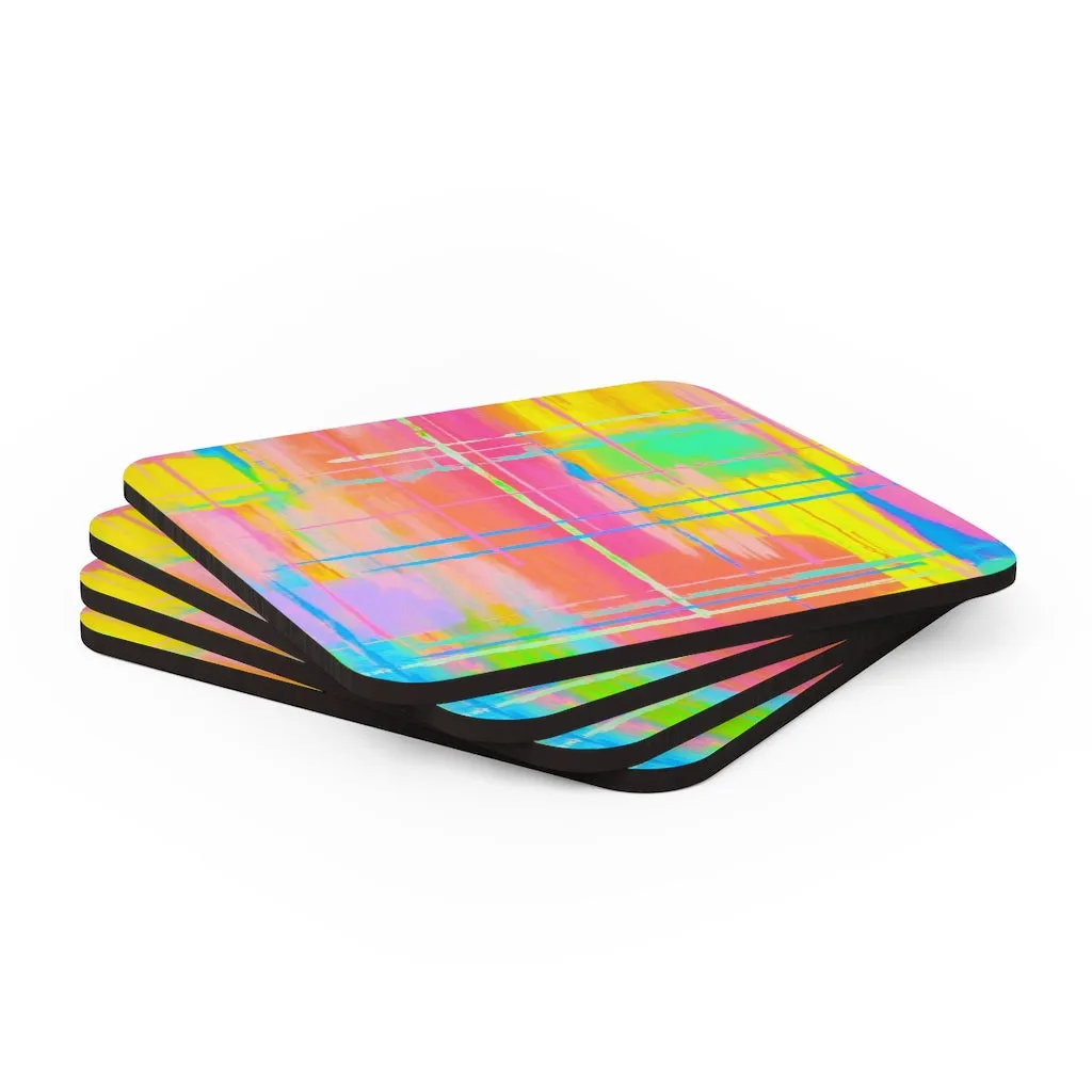 Coaster Set *Punk Plaid*