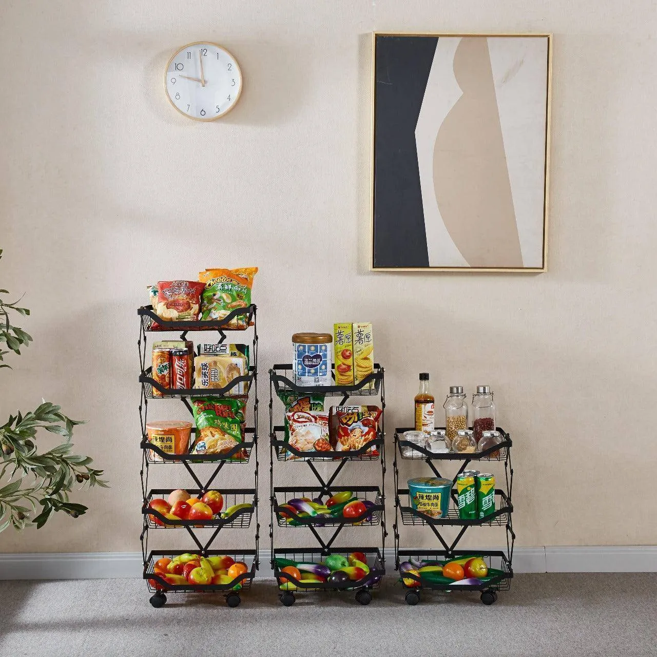 Collapsible Fruit Cart - HL-1623