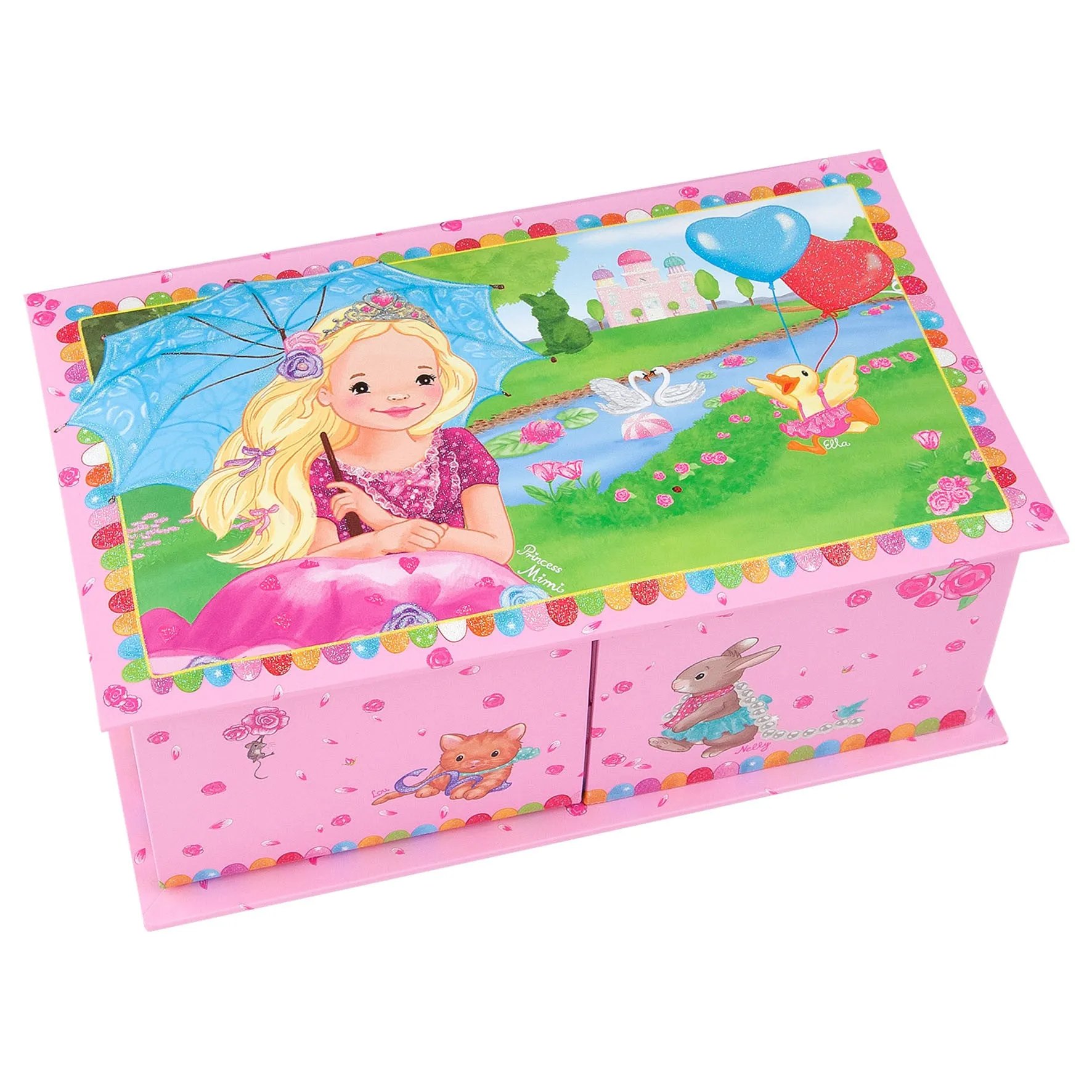 Depesche Princess Mimi Jewellery Box Rose