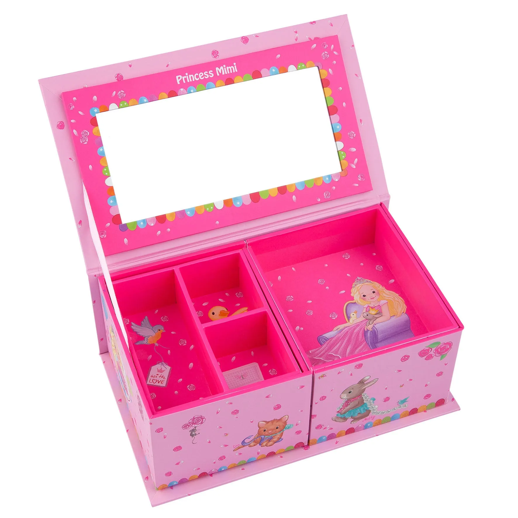 Depesche Princess Mimi Jewellery Box Rose