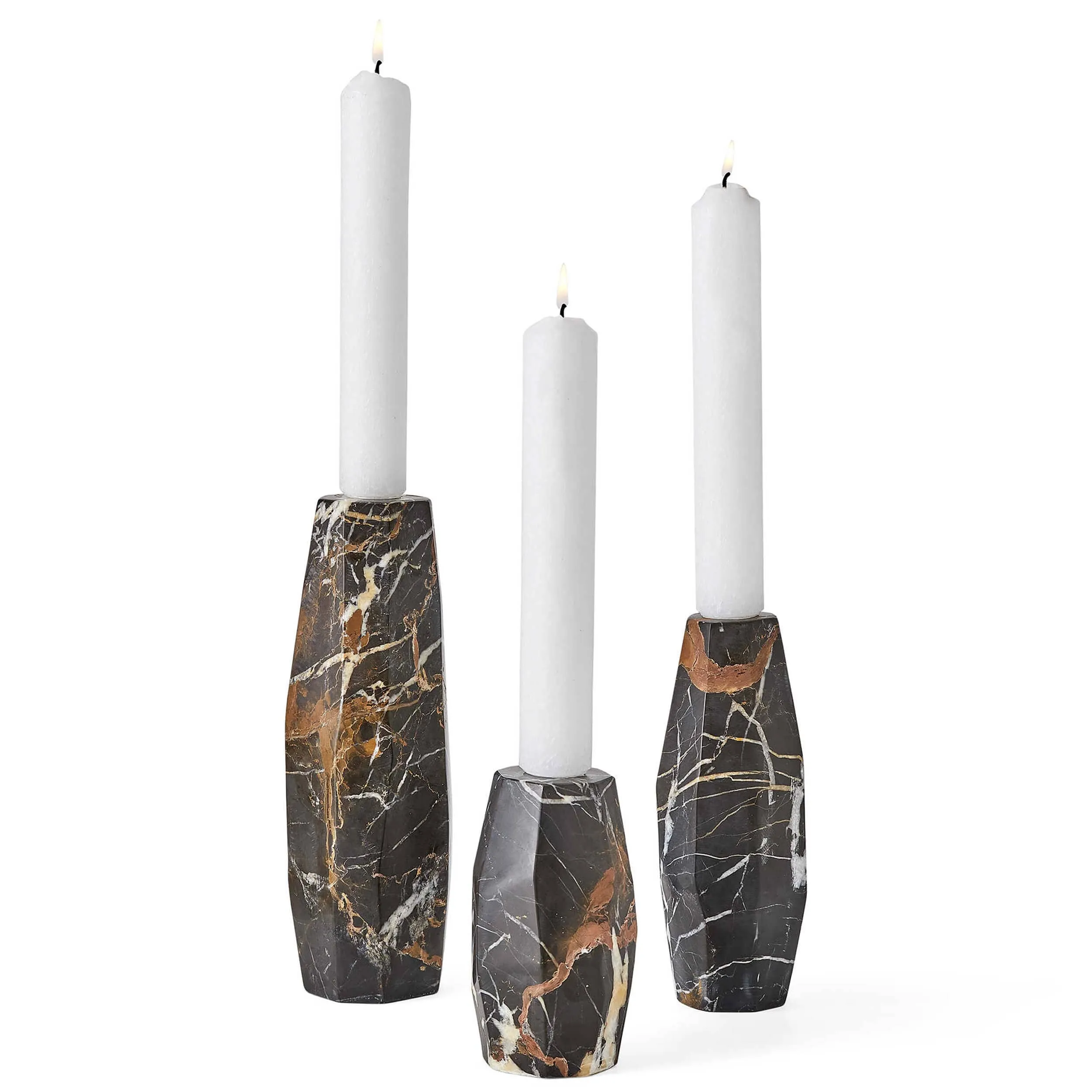 Dex Candleholders, Set of 3