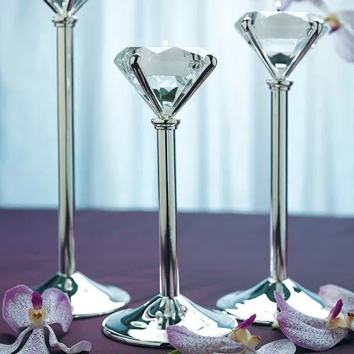 DIAMOND SHAPED TEALIGHT HOLDERS