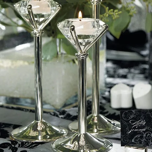 DIAMOND SHAPED TEALIGHT HOLDERS