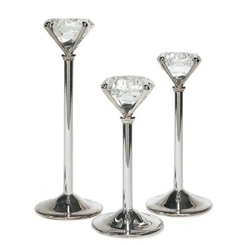 DIAMOND SHAPED TEALIGHT HOLDERS