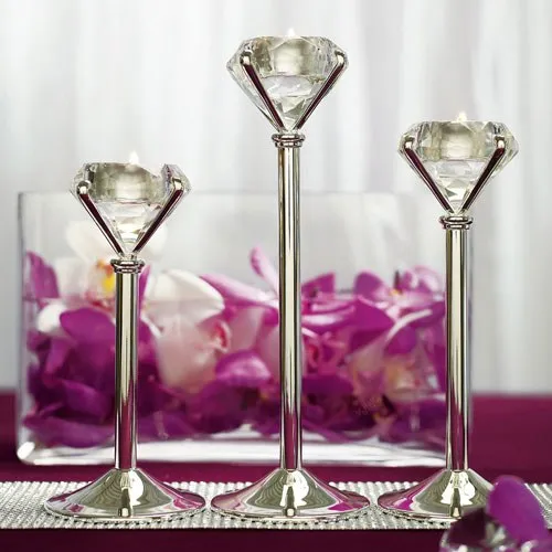 DIAMOND SHAPED TEALIGHT HOLDERS