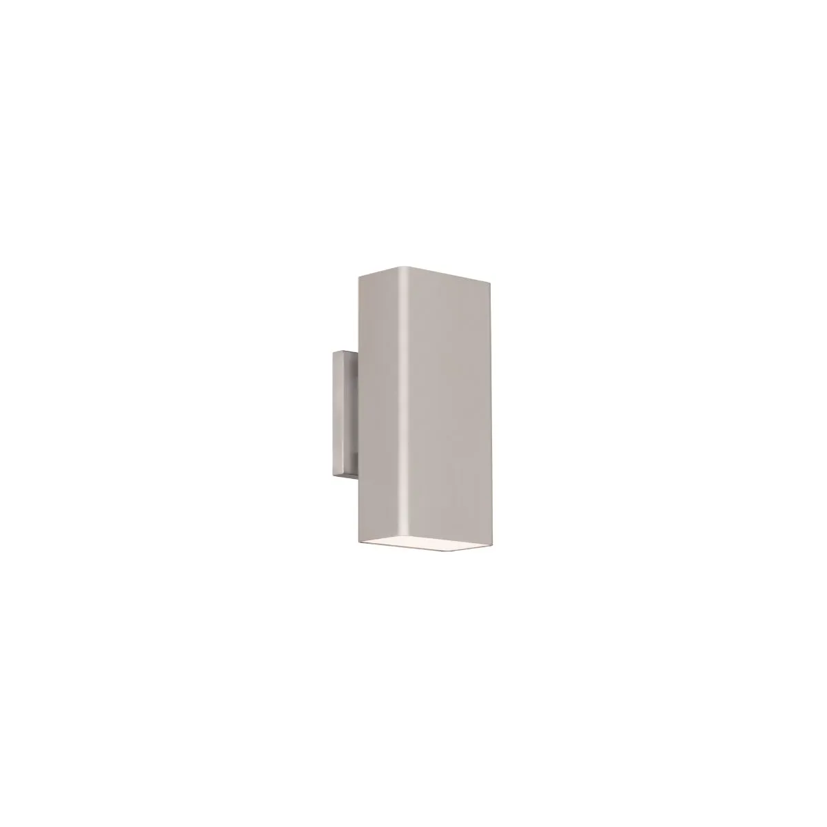 Edgey 10 in. LED Outdoor Wall Sconce 3000K Aluminum Finish