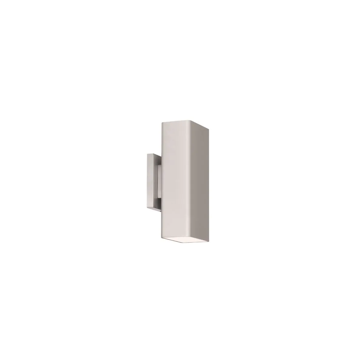 Edgey 10 in. LED Outdoor Wall Sconce 3000K Aluminum Finish