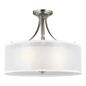 Elmwood Park 3-Light Semi-Flush Mount