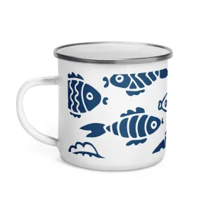 Enamel Mug Fish