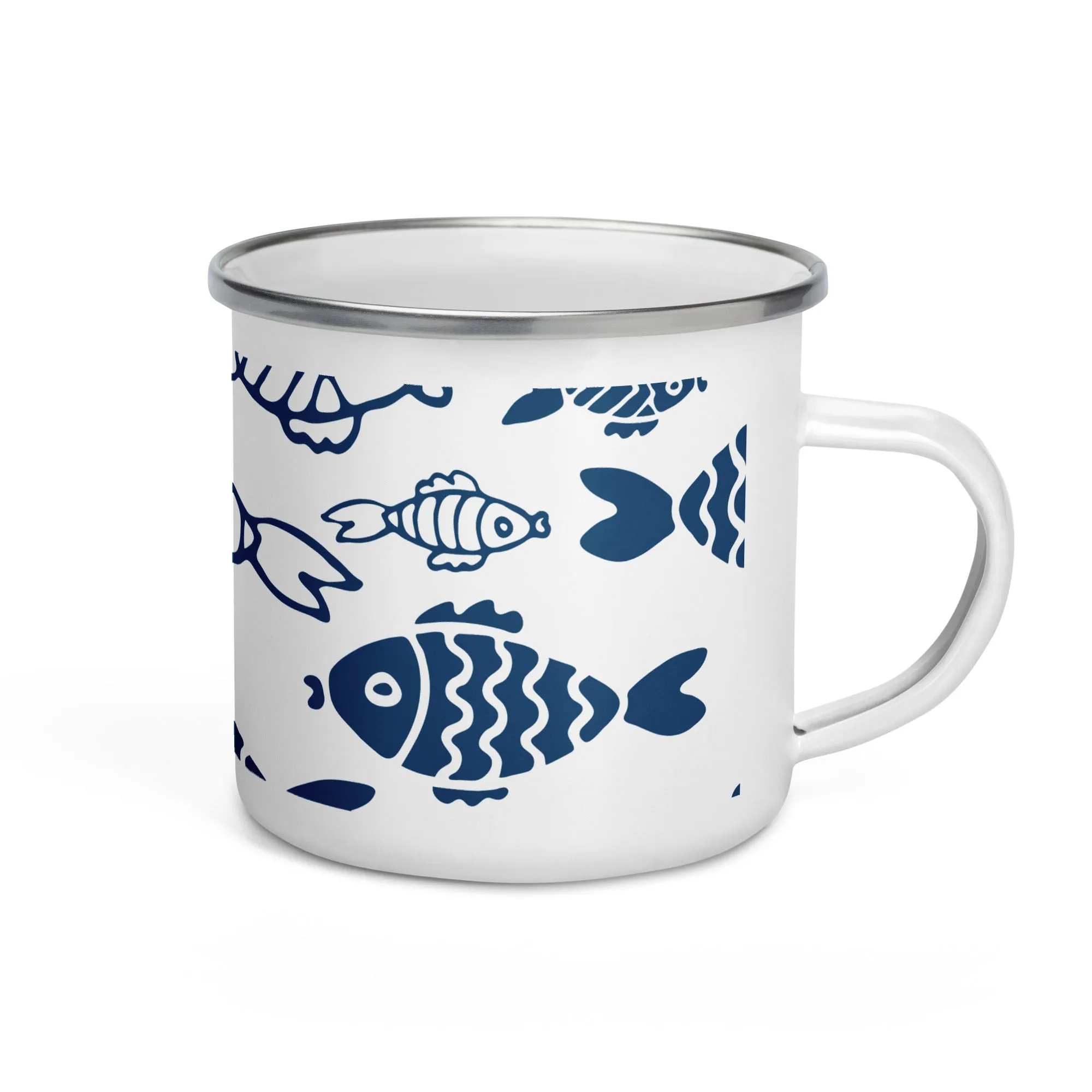 Enamel Mug Fish