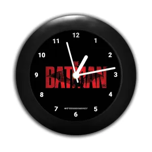 Epic Stuff - The Batman - The Batman Logo Design Plastic Round Table Clock (with Numbering) - Officially Licensed by Warner Bros, USA