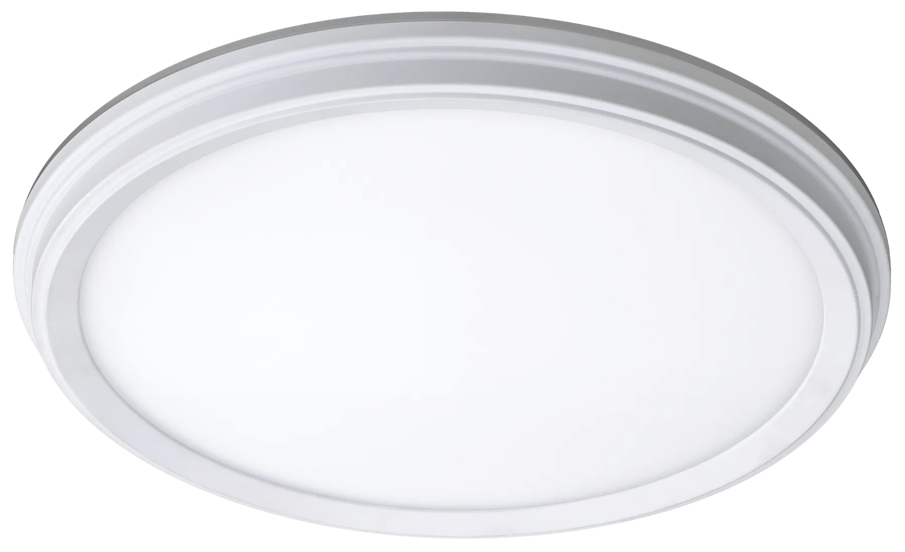 ETi Solid State Lighting 11” LowPro Decorative Flushmount, 3 CCT Color Preference®   2000K Integrated accent/nightlight, White Finish