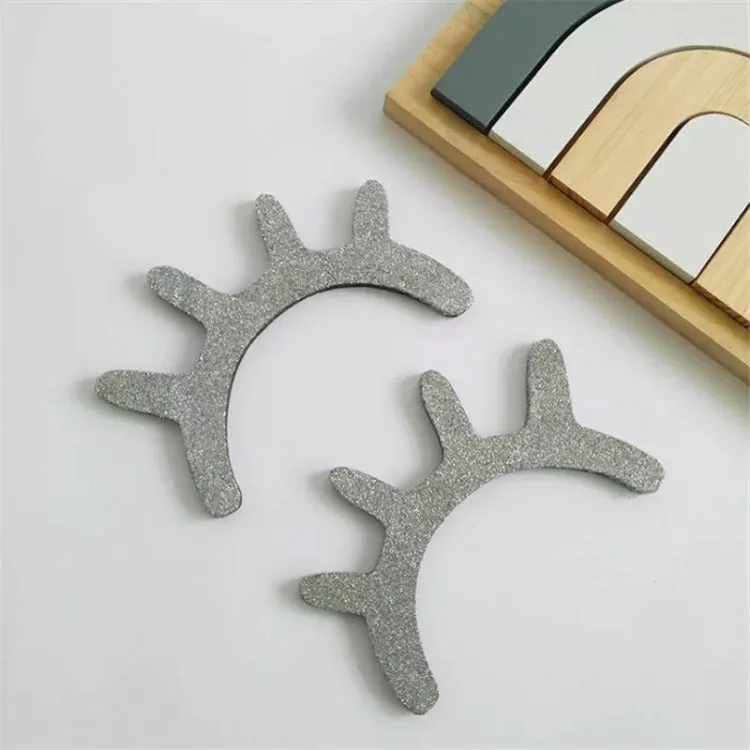 Eyelashes Wall Sticker Silver