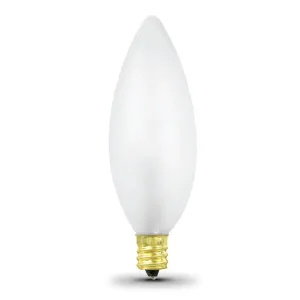 Feit Electric 40-Watt Frost Torpedo Tip Incandescent Light Bulb