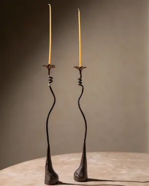 Ferra Lily Candle Holders (Set of 2)