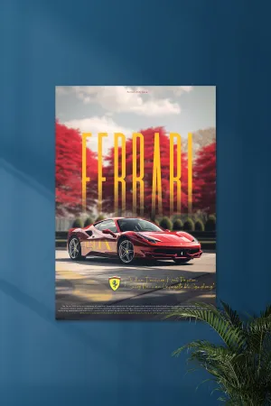 FERRARI 458 ITALIA | CONCEPT CARS #06 | CAR POSTERS