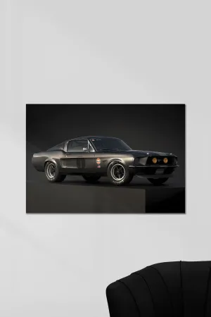 FERRARI BLACK | VINTAGE CAR #1 | CAR POSTERS