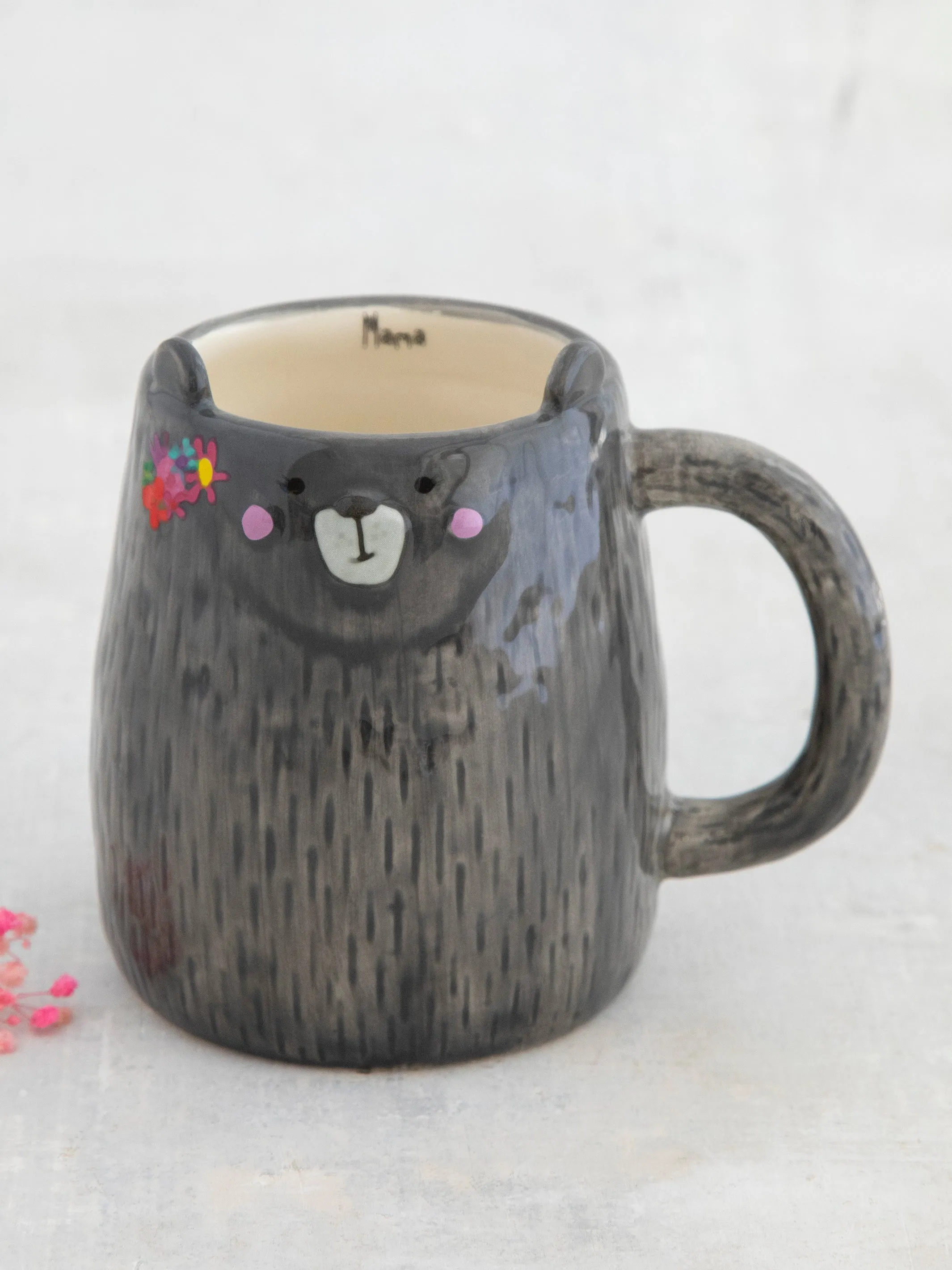 Folk Art Coffee Mug - Mimi The Mama Bear