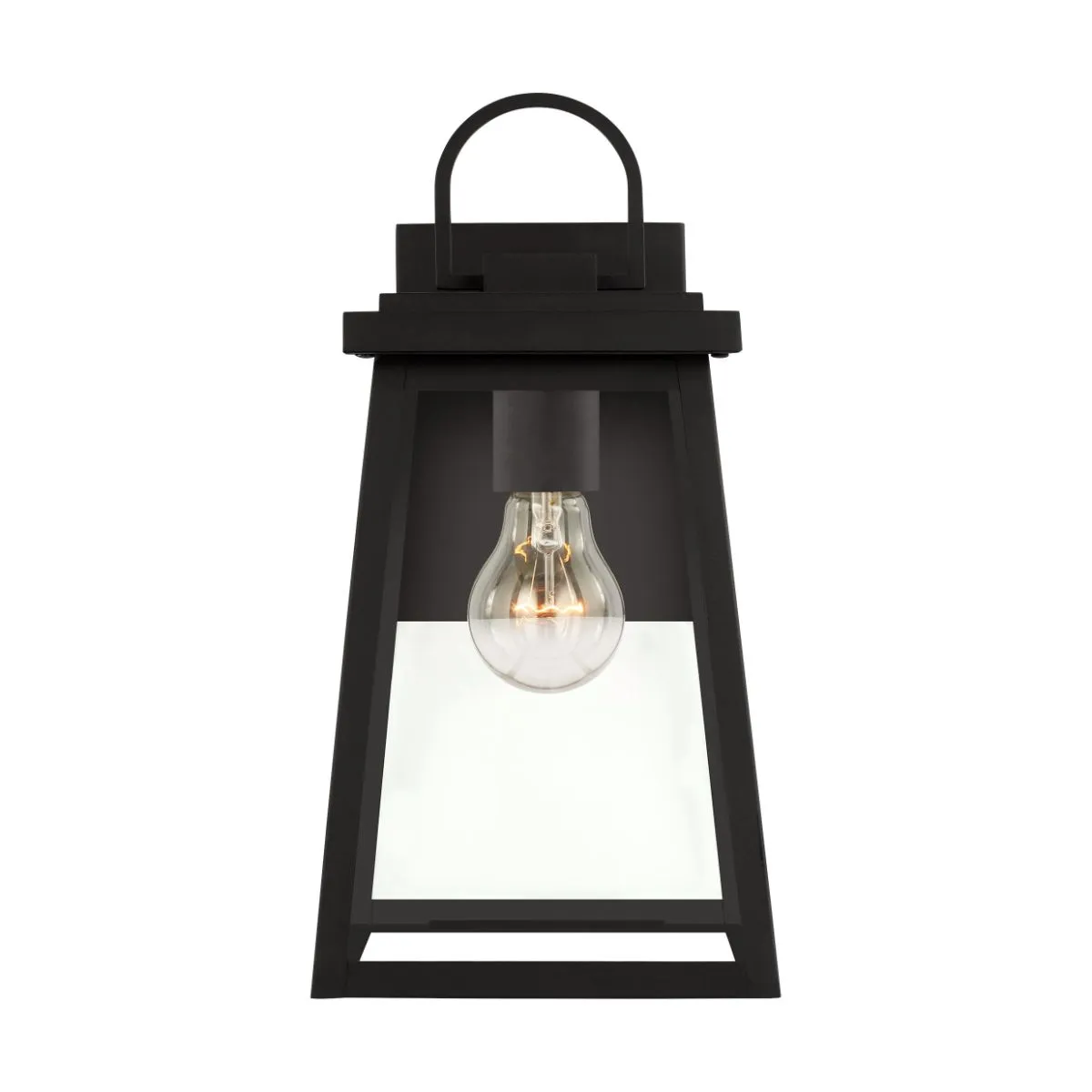 Founders 14 In. Outdoor Wall Light Black Finish